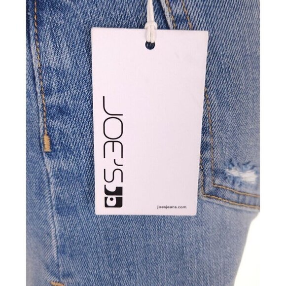 Joe's Jeans HR Smith Short 4" Cut Hem & Slit Jean Shorts in Cindy Blue NWT - Picture 9 of 14